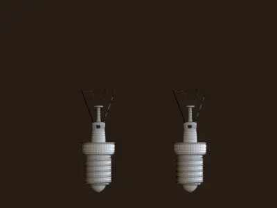 Incandescent Light Bulb 3D model