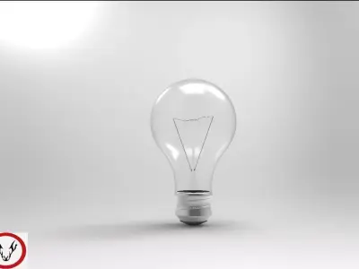 Bulb light Free 3D model