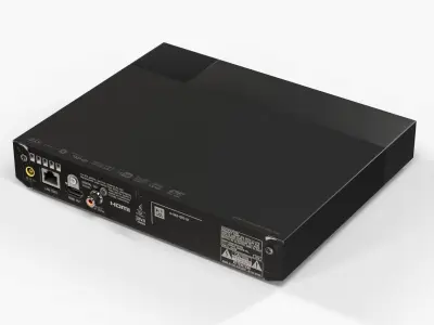 Sony BDP-S5500 blu-ray player Low-poly 3D model
