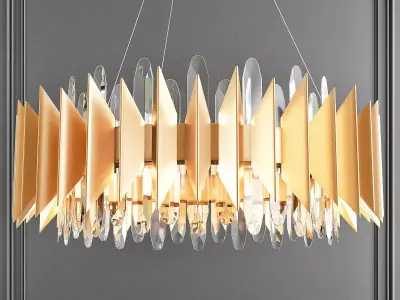 STUNNING CHANDELIER 2 Low-poly 3D model