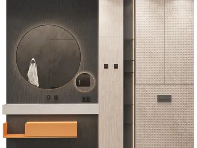 Bathroom furniture RJ Easy Design 07 3D model
