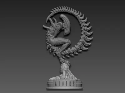 Alien 3D print model