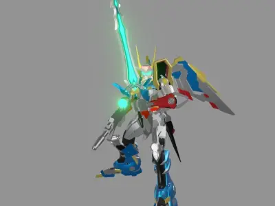 The Mecha Attacker 9 3D model