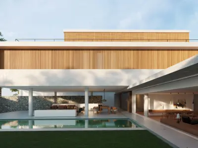 House 6 -mk27 - Exterior-Marcio Kogan 3D model