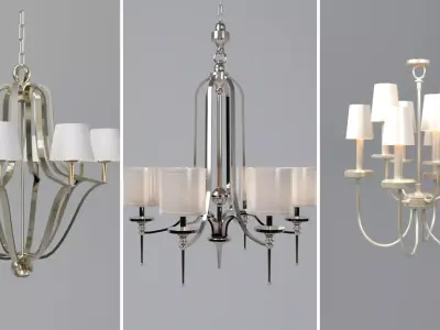 Chandelier  Luxury 3D model
