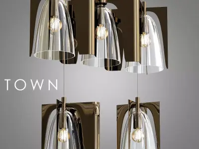 Acacia Pendant Fuse Lighting 3D model purchase