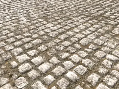 Cobblestone Road 3 Texture PBR Texture