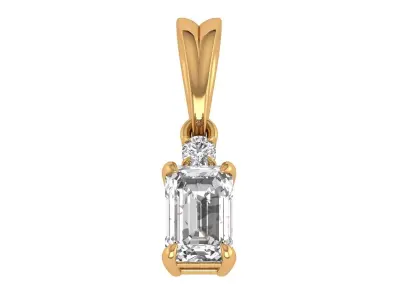 Emerald Pendant 3D print model purchase