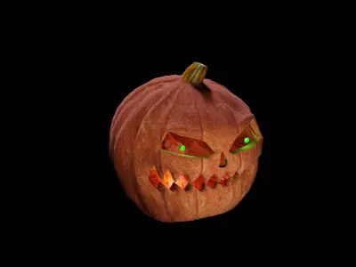 Animated Jack O Lantern 3D model