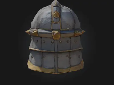 3D Model of a Mighty Protectors Helm 3D model