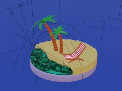 Tiny Island 3D model