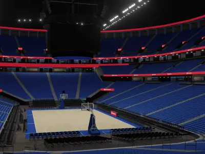 Basketball Arena Stadium  3D model