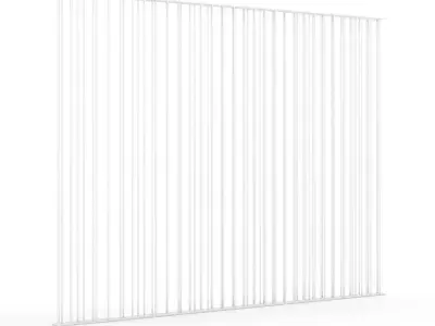 Metal Fence 03 3D model