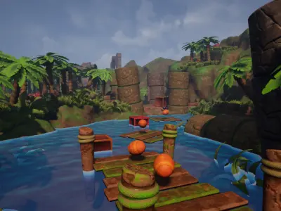The Platformer Vol 1 For Unreal And Unity Low-poly 3D model