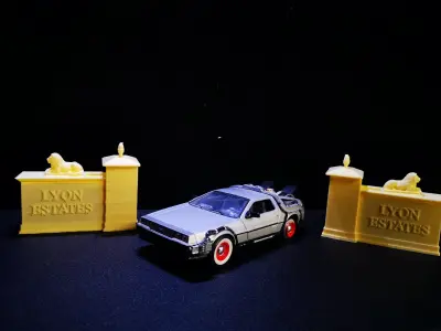 LYON ESTATES RETOUR VERS LE FUTUR  3D print model