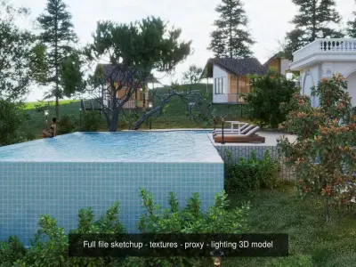 Lanscape For Sketchup - Vray 3D Model Pack