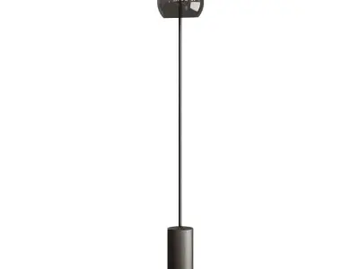 Crate and barrel Arren Black Floor Lamp 3D model