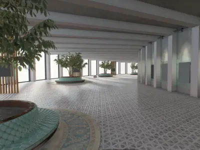 Virtual-Reality ART Gallery The Sun 2023 3D model