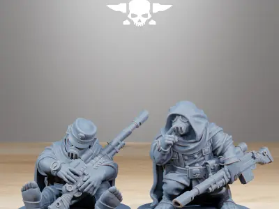 GrimGuard Skulldarts 3D print model