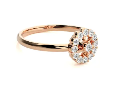 Women ring 3D print model 146