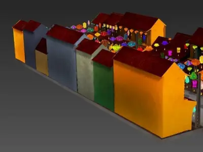 HoiAn Street Pack  3D model