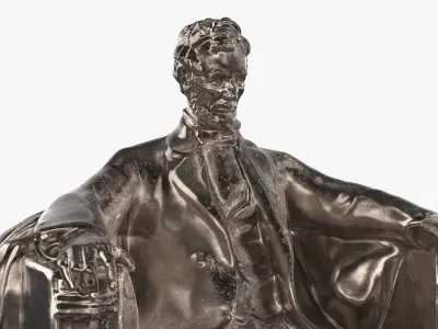  Bronze Tabletop Statue of President Lincoln 