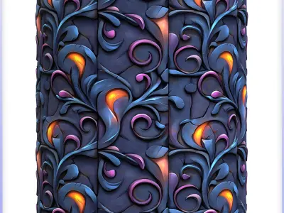 Stylized Ornaments Seamless Texture Texture