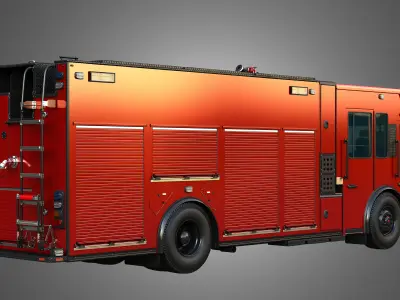 Ferrara Fire Apparatus - MVP Rescue Pumper 3D model