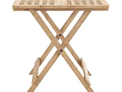 Outdoor Folding Side Table FB  Low-poly 3D model