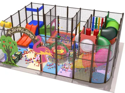Indoor Playground 3D model