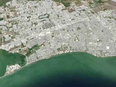 Cityscape Corpus Christi USA  3D model