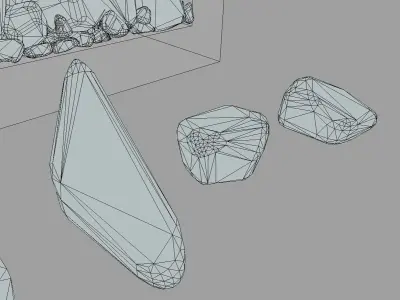 Sandstone Package Low-poly 3D model