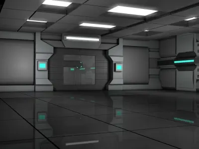Sci Fi Room  3D model