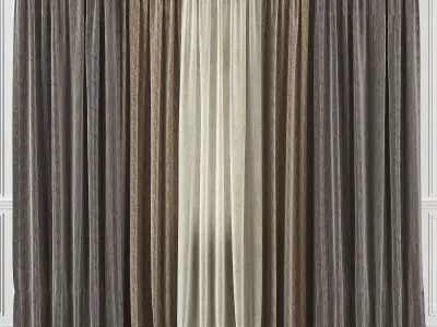 Curtain Set 27C 3D model