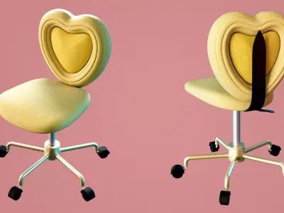 Chair MAYA Low-poly 3D model