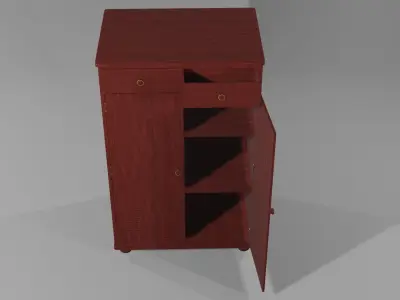 Indoor chest of drawers 3D model