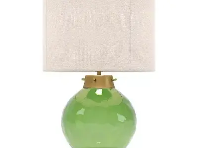 Table Lamp Dl Kara Tl Green Low-poly 3D model