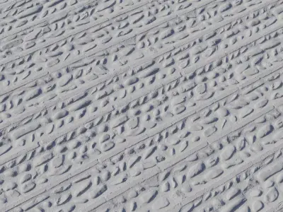 Rough Demolished Brick Wall Texture