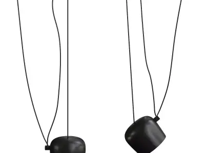 Aim Small LED Pendant Light Low-poly 3D model