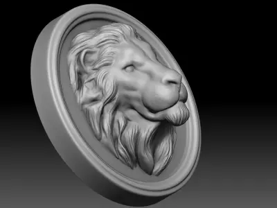 loin wall art for 3d print 3D print model
