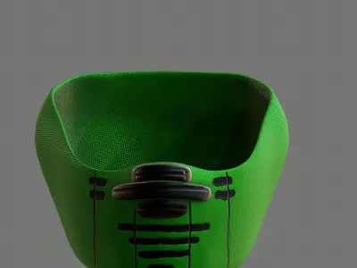 Gas mask helmet 3d model scifi Low-poly  Low-poly 3D model 240