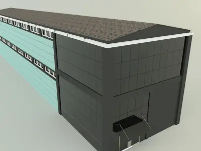 3d building 586 3D model
