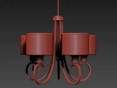 Progress Lighting Invite Collection 5 Light 3D model