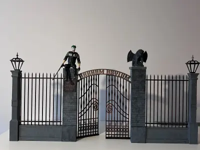 Arkham Asylum Batman  3D print model