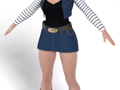 ANDROID 18 Dragon Ball Z  3D model