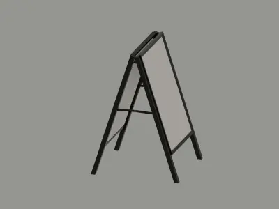 Customer Stopper Low-poly 3D model