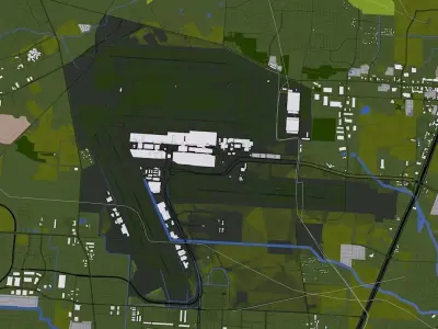 Houston City USA Low-poly 3D model