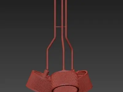 LANTERNS chandeliers - modern pendant lights for living room 3D model