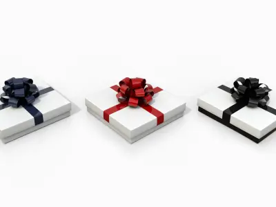  Gift Boxes - Flat Shape Assortment 