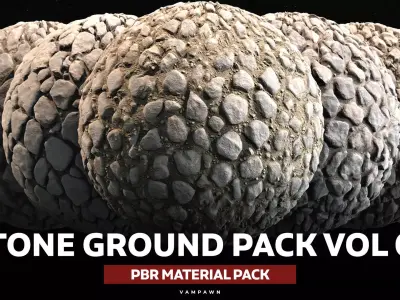 Stone Ground Material Pack Vol 01 Texture